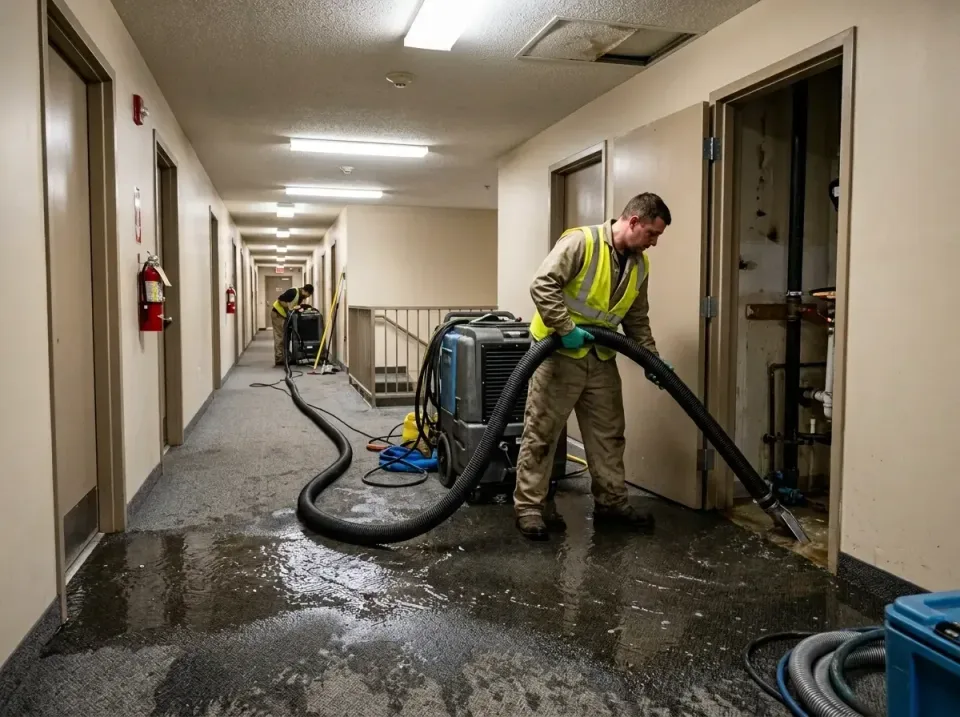 multi-unit-apartment-hallway-f-005 — frequently asked questions, Emergency Burst Pipe Water Extraction & Removal in Seven Fi…